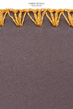 LULI CHIC - Luxe Stitch Free Form Bandeau Top & Ruffle Sarong Mini Skirt • Piedra Gris