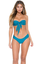 COSITA BUENA - Fama Multi Way Underwire Bandeau & Scrunch Side Full Bottom • Miramar