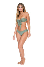 COSITA BUENA - Fama Multi Way Underwire Bandeau & Scrunch Side Full Bottom • Army