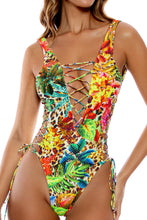 LUSH HORIZONS - Open Side One Piece Bodysuit • Multicolor