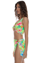 HIBISCUS DREAM - Ring Crop Top & Ring Mini Skirt • Multicolor