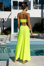 BRILLA - Double Loop Bandeau Long Dress • Neon Yellow