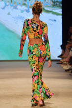 LOVE BY THE SUN - Front Knot Crop Top & Bell Bottoms Pants • Multicolor Runway