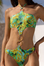 PALM ISLAND - Handkerchief Multi Ring Monokini • Multicolor