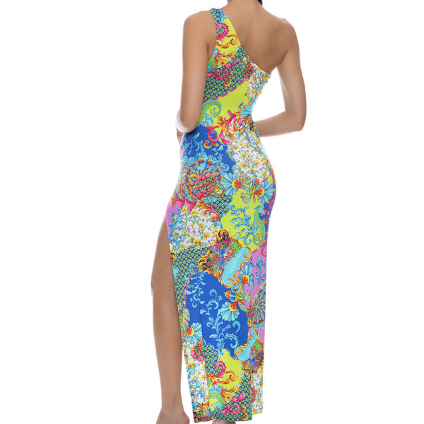 LA COSTA - Asymmetrical Cut Out Maxi Dress