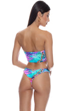 TREASURE - Double Loop Bandeau Crop Top  & Loop Brazilian Scrunch Bottom • Multicolor Campaign