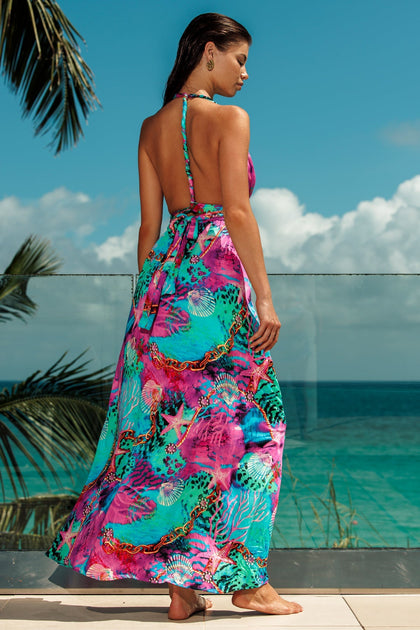 TREASURE - Convertible Maxi Dress • Multicolor