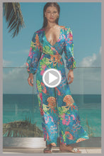 TROPICAL SIREN - Long Sleeve Jumpsuit With Pockets  • Multicolor