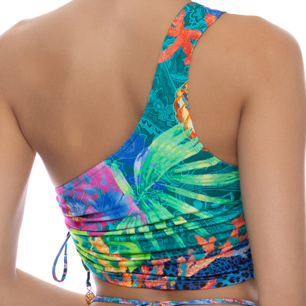 TROPICAL SIREN - One Shoulder Top