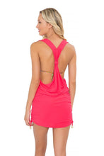 COSITA BUENA - T Back Mini Dress • Bombshell Red