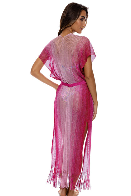 ROSE QUEEN - Long Caftan • Pink