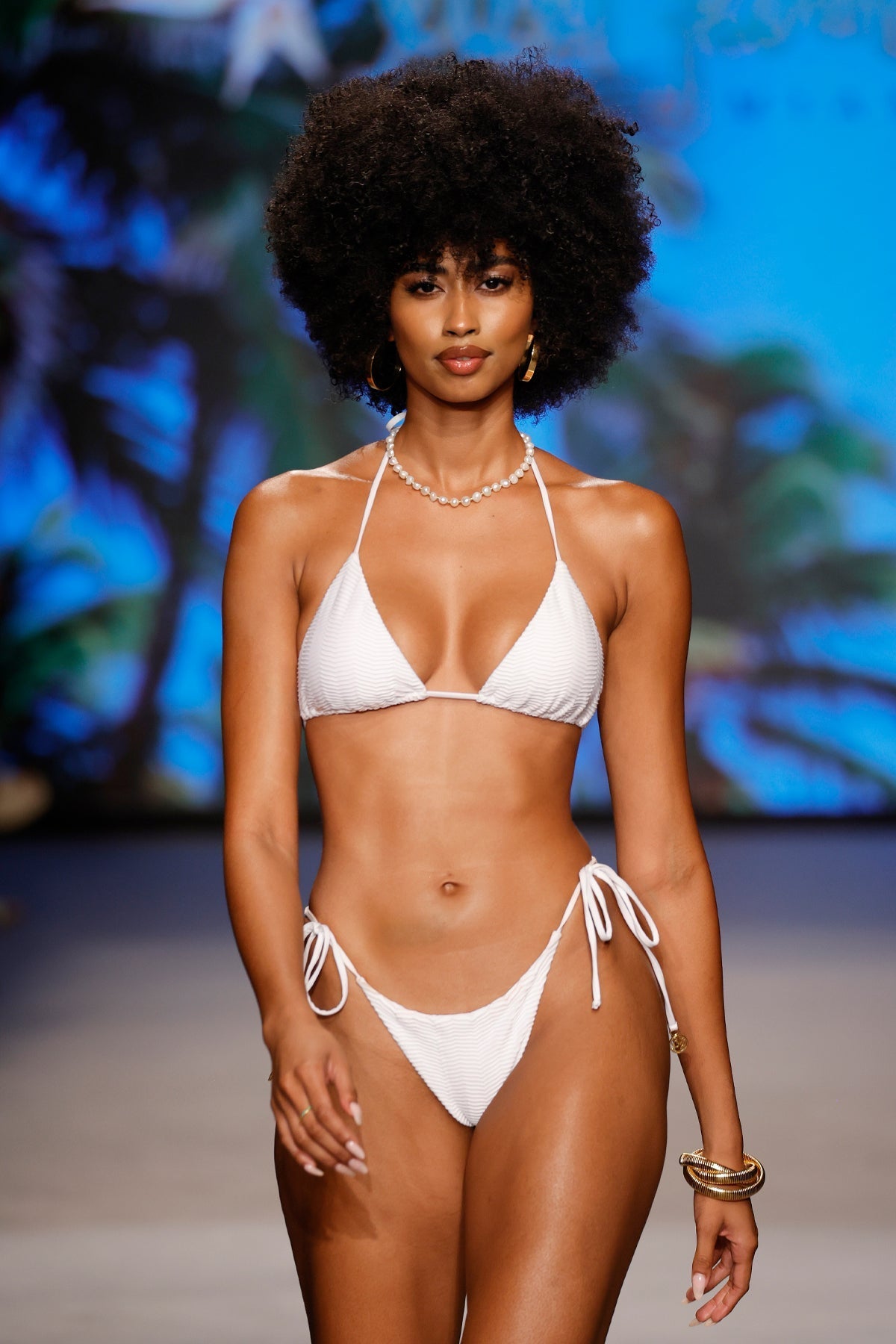 Seaside Romance Ruffle One-Shoulder Bikini in Black – Sidebottom Style