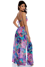 JUNGLE FEVER - Cut Out Long Dress • Multicolor