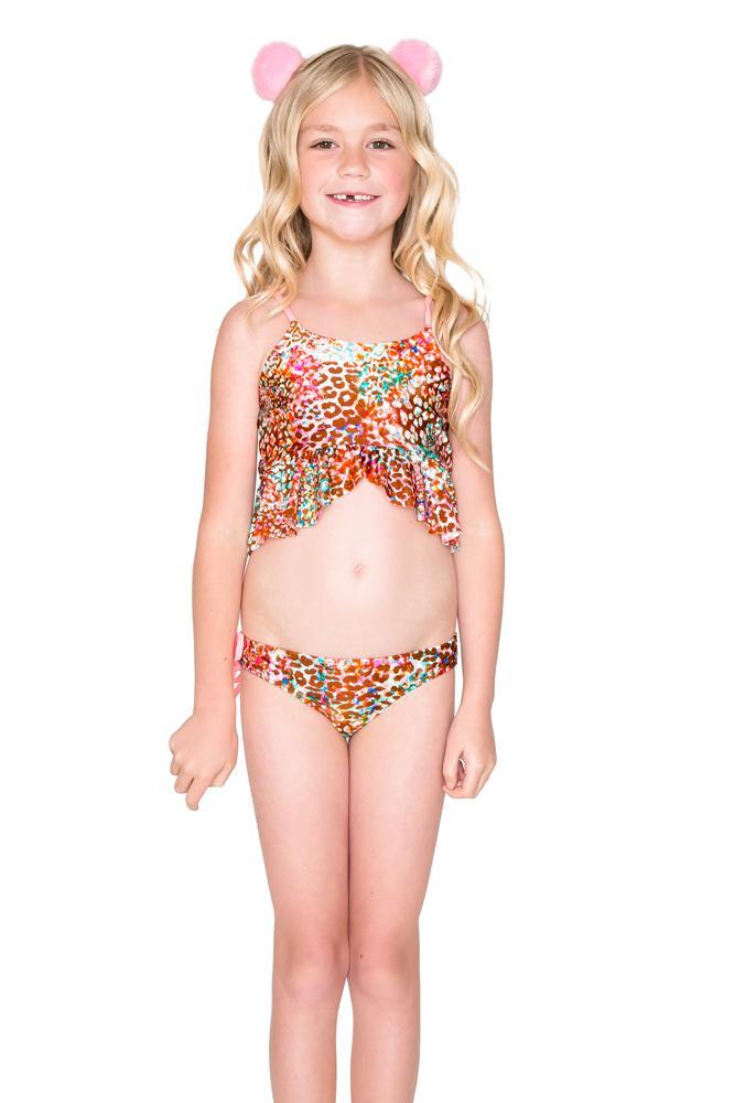 UNTAMEABLE - Ruffle Tankini Bikini • Multicolor